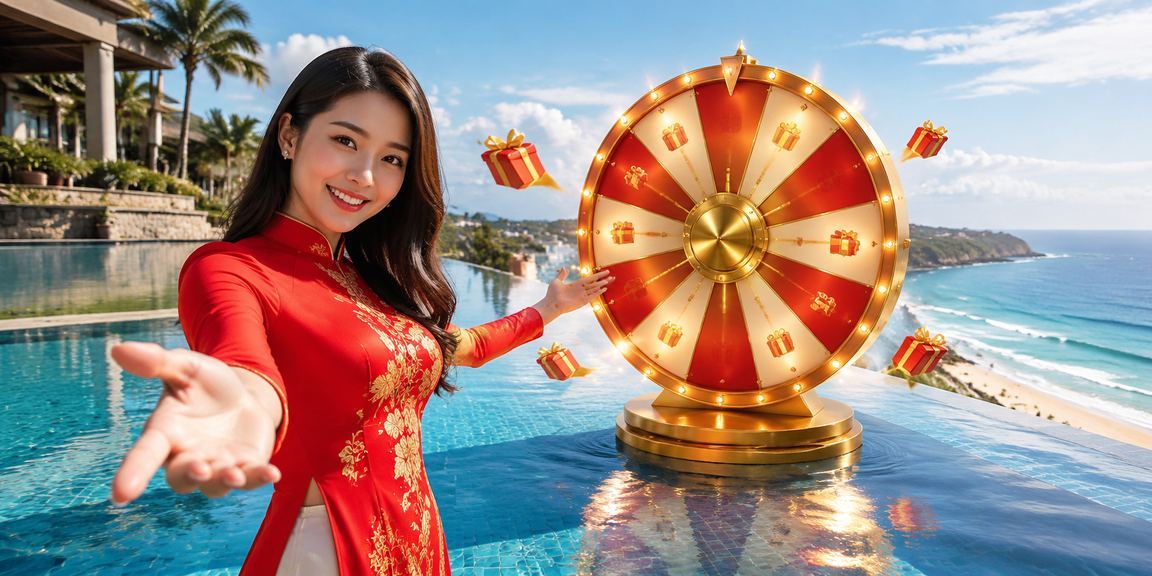 Người dùng Vũng Tàu trải nghiệm roulette trực tuyến với trang phục áo dài truyền thống Việt Nam